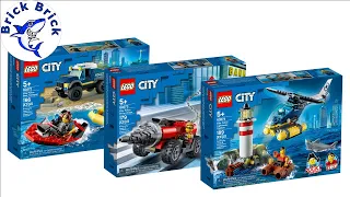 LEGO City Compilation All Elite Police 2020 sets - Speed Build Review