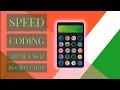 Speed Coding HTML CSS JS-CALCULATOR