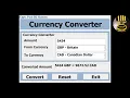 How to Create a Currency Converter in Excel using VBA - Part 1 of 2