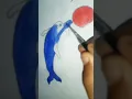 Download Lagu drawing of dolphin fish in dra🖌️