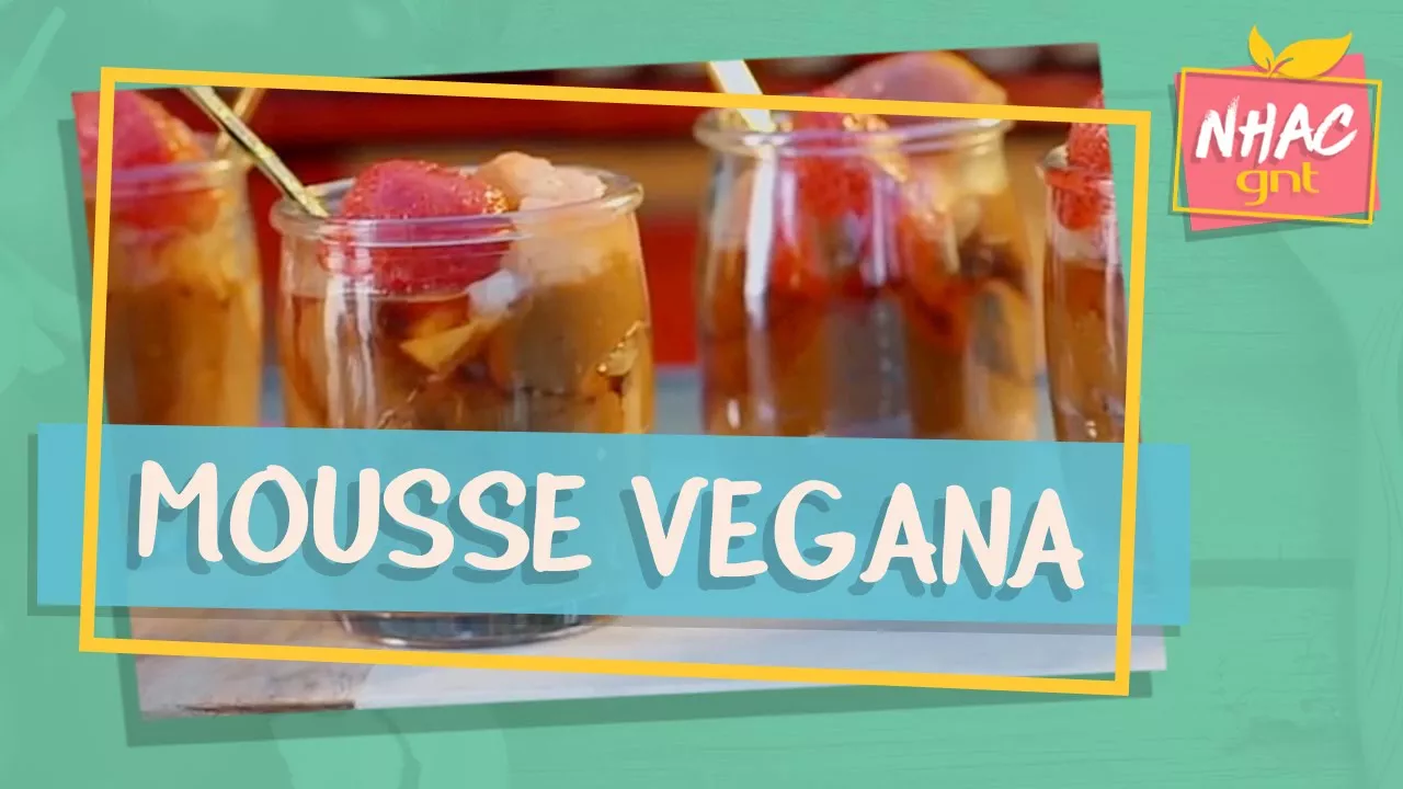 MOUSSE VEGANA DE CHOCOLATE RAÍZA COSTA RAINHA DA COCADA