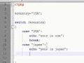 PHP Tutorial 6 Switch statement