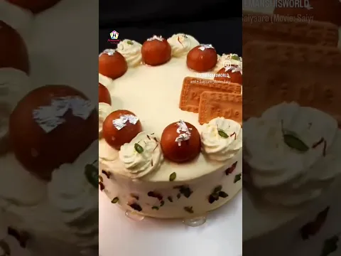 Gulab jamun cake #cake #gulabjamun #gulabjamunrecipe #cakerecipe #cakedecorating