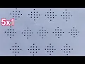 Download Lagu Daily simple rangoli designs|muggulu|dots muggulu|chukkala muggulu|sikku kolam|rangoli muggulu|