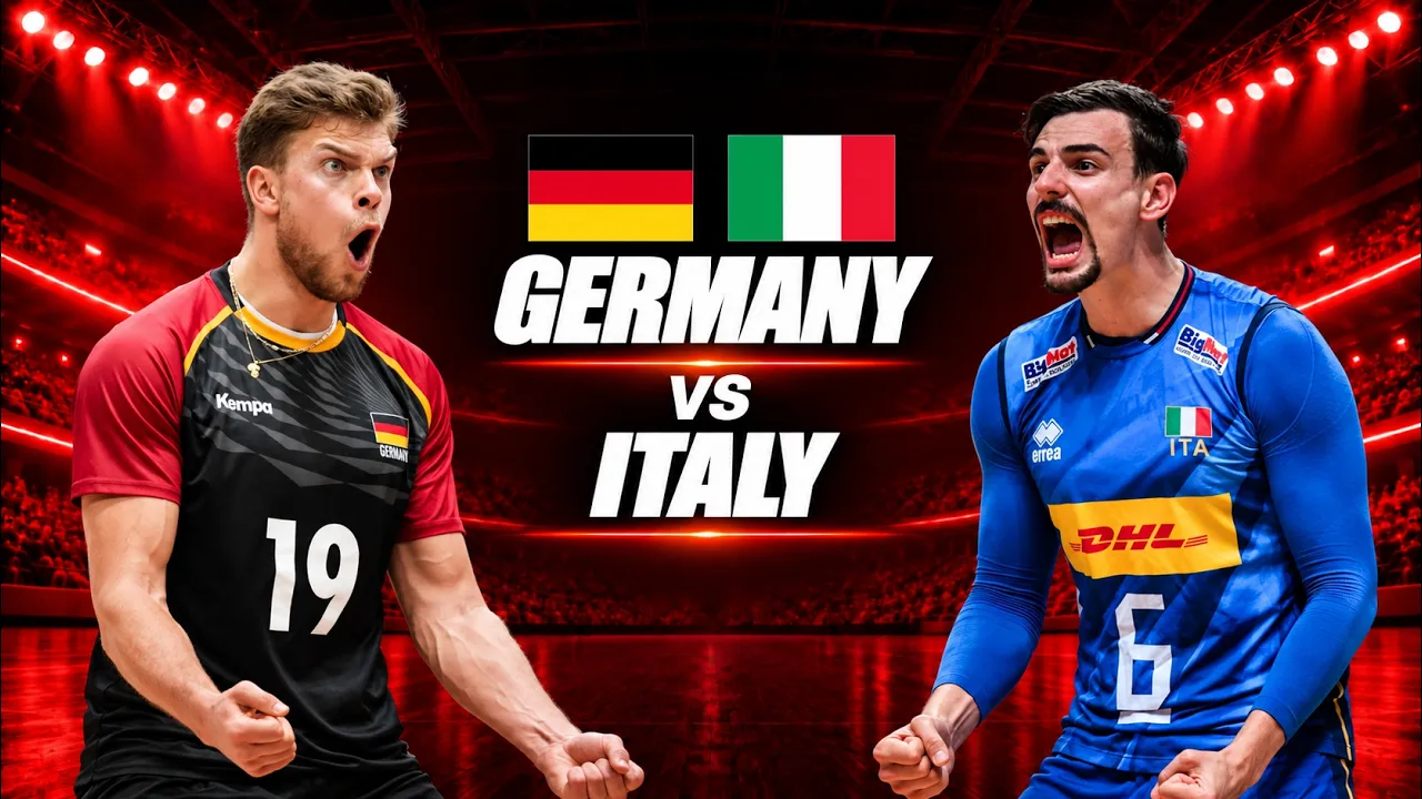 Germany vs Italy Epic Volleyball Battle Highlights