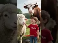 Suara embe, Kambing Lucu di peternakan 🐑😂 | AI Funny Animal Video Shorts