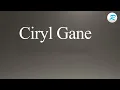 How to pronounce Ciryl Gane