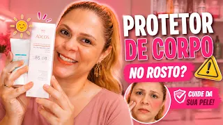 Posso Usar PROTETOR SOLAR CORPORAL no Rosto? Veja as recomendações!