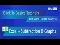 Excel - Subtraction Graphs