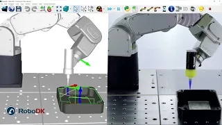 Meca-RoboDK Offline Programming Simulation for Meca500 Mecademic