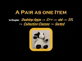 C A Pair as one Item