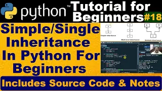 Simple inheritance program in python Inheritance in python super