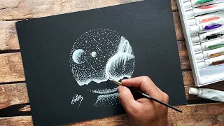 الرسم بالتنقيط قمة في الجمال والإبداع 