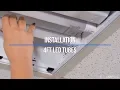 How to Install 4-foot LED Tubes in Fluorescent Fixtures