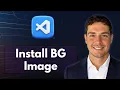 How to install background image extension in VS Code 2026 Guide