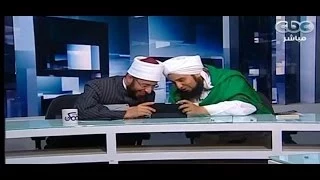 مزح وشعر وغزل على الهواء مع الحبيب علي الجفري والشيخ اسامة الازهري 