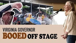 Virginia Governor Abigail Spanberger Booed Off Stage - 90th Annual Old Fiddlers Convention in Galax