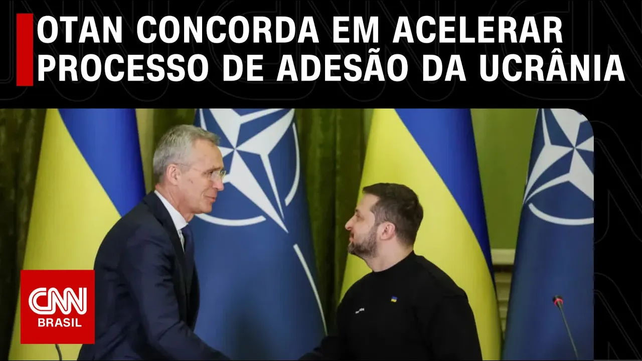 Otan concorda em acelerar processo de adesão da Ucrânia | CNN 360°