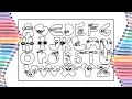 Coloring pages Alphabet Lore A-Z Coloring MEME Elektronomia JJD-Free NCS Release