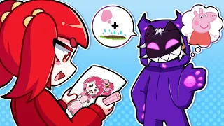 FIZ meu AMIGO DESENHAR PERSONAGENS que ele NUNCA VIU