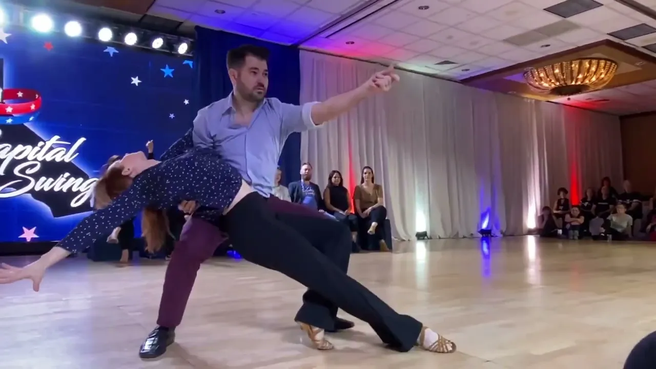 Improv West Coast Swing - Ben Morris & Chantelle Pianetta- Capital Swing 2023 Champions Jack & Jill