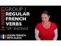 Lagu Group 1 Regular French Verbs ending in \