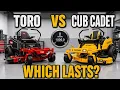 Toro vs Cub Cadet The Truth After 1 000 Hours