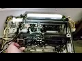 PDP-12 ASR-33 Teletype Carriage Return SLOWMO