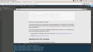 Cloud 9 IDE FLASK Install Easy