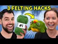 Testing 3 Needle Felting Hacks w Maya Higa