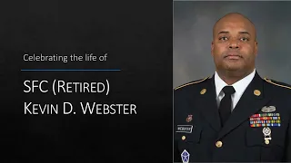 Funeral Service for SFC Retired Kevin D Webster