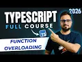 TypeScript Tutorial - Function Overloading in TypeScript