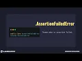 junit framework AssertionFailedError with examples