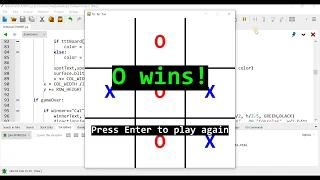 Pygame Tic-Tac-Toe Grid-Based game click detection