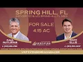 4 15 Acre Land Development Adjacent to RaceTrac For Sale