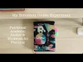 My Hobonichi Cousin Experiment Functional Academic Planning Workbook Archival Needs