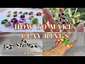HOW TO MAKE CLAY RINGS a beginner s guide quick unboxing PHILIPPINES