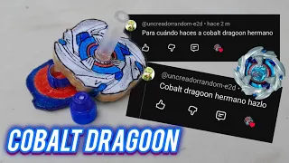 COBALT DRAGOON || Tutorial de como crear un mini bey casero 🔵🐉