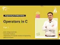 Operators in C Part 1 Programming For Problem Solving S Chand Academy
