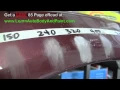 Most Common Autobody Sand Paper Grits - 80 Grit 150 Grit 240 Grit 320 Grit 400 Grit 2000 Grit