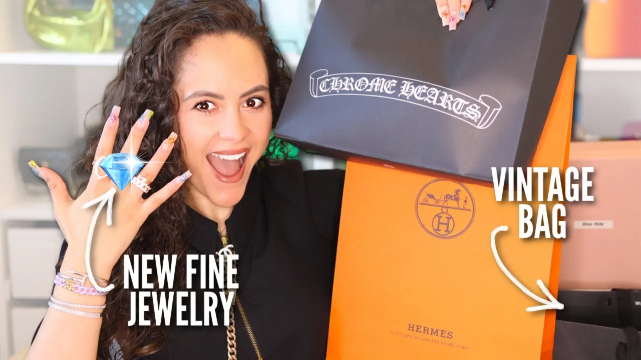 New Fine Jewelry, Hermès & Vintage Designer Bag *Luxury Haul 2024*