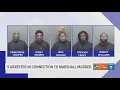 5 arrested in connection with shooting death of Marshall man in October