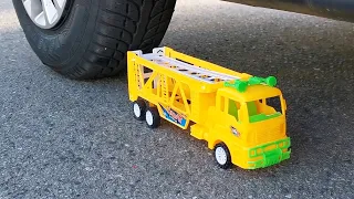 Car vs Truck - Crushing Crunchy & Soft Things by Car - Satisfying videos