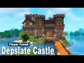 Minecraft How to build a Deepslate Castle Tutorial part2