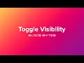 How to Toggle an Elements Visibility