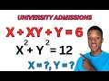 Math Olympiad Problem Solved x xy y 6 and x y 6 Algebra Trick Explained