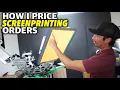 Revealing How I Price My Screen Printing Jobs - The Graffix Shack