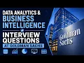 Data Analytics Business Intelligence Interview Questions at Goldman Sachs