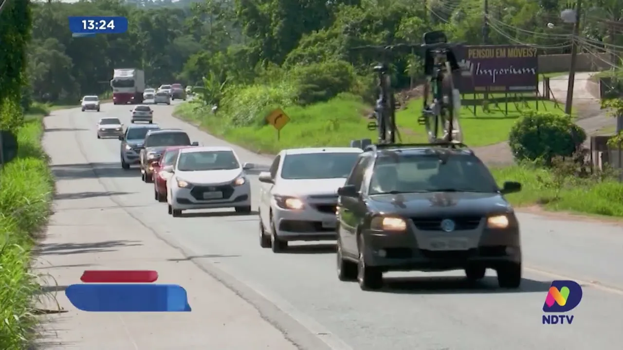 Duplicação: BR-470 terá trânsito interrompido na tarde de hoje