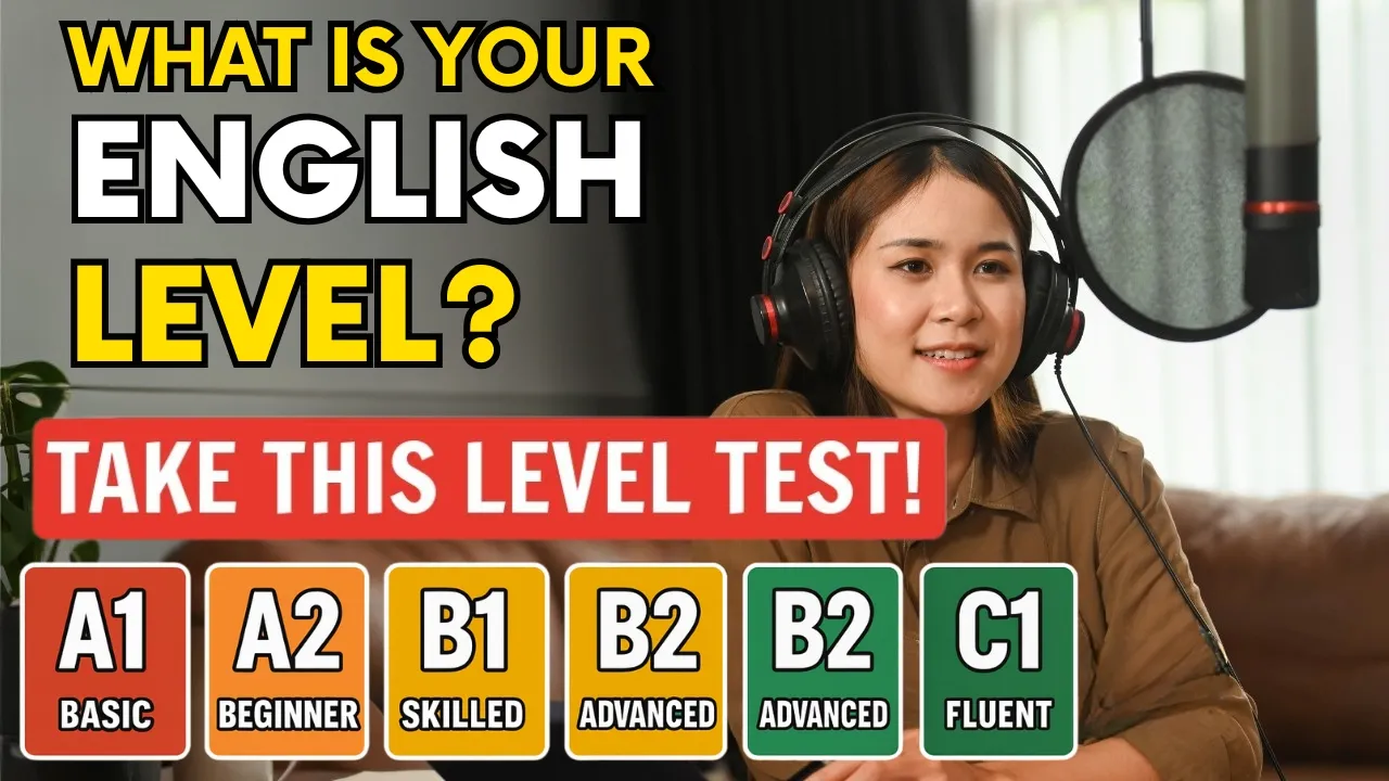 What is YOUR English level? Take This Test | A1–C1 English Language Test!